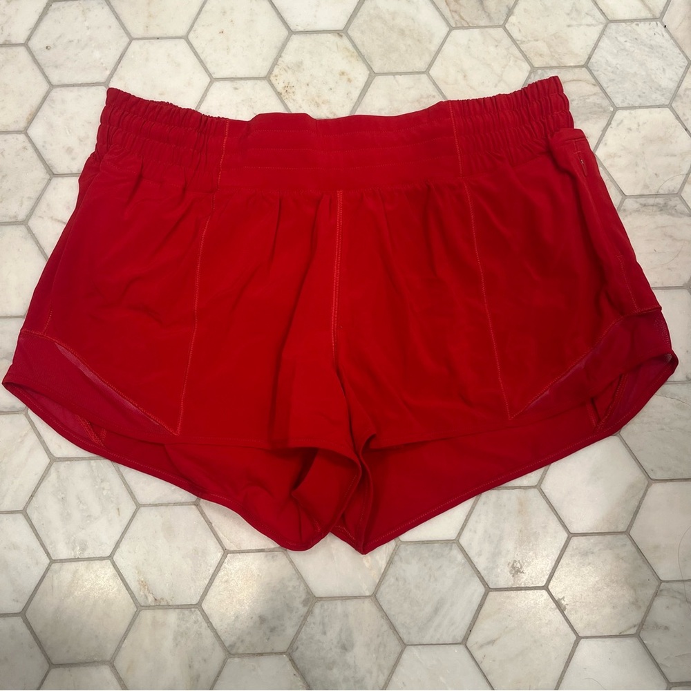 Lululemon Dark Red HR Hotty Hot 10 2.5”